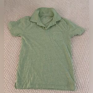Crew Cuts boys green polo size 12.